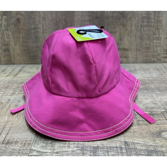 Jumping Beans girl size 2T-4T pink chin strap hat UPF 50 UV Protection - Picture 3 of 9